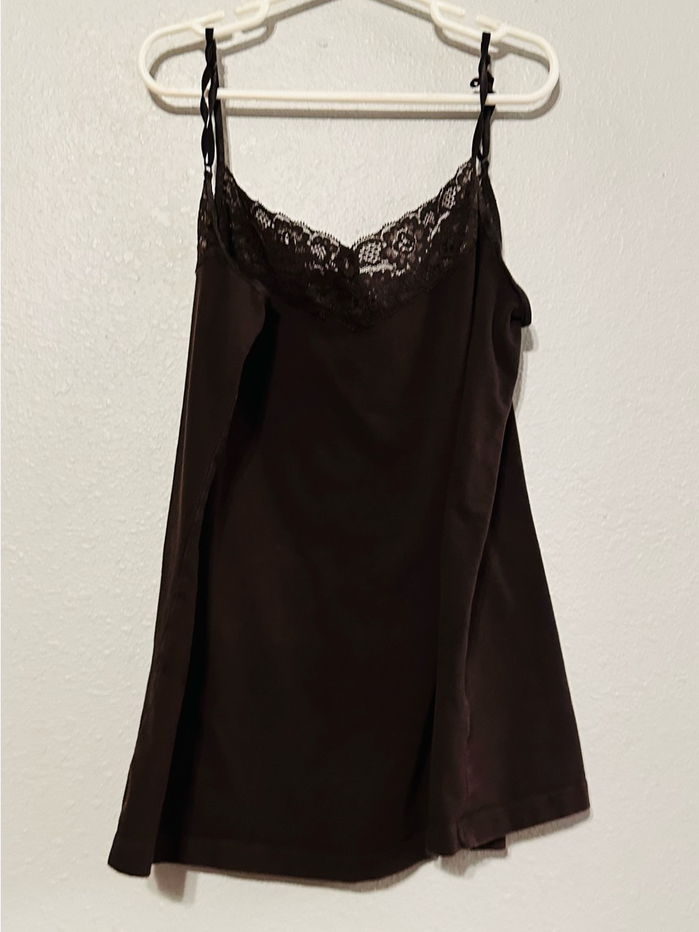 Christopher & Banks Women’s size MEDIUM Lace-Trim Slip Dress camisole